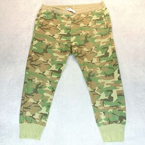 Ralph Lauren Denim & Supply Mens Size XL Camo Jogger Sweat Pants Pockets Green